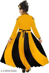 Cotton blend striped long sleeve dress for kids (2-13 years), soft and comfortable clothing by STARK